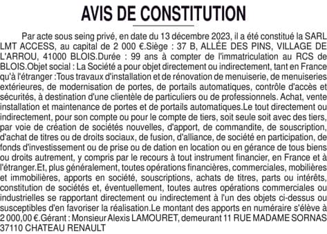 Contenu publication