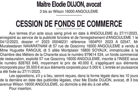 Contenu publication