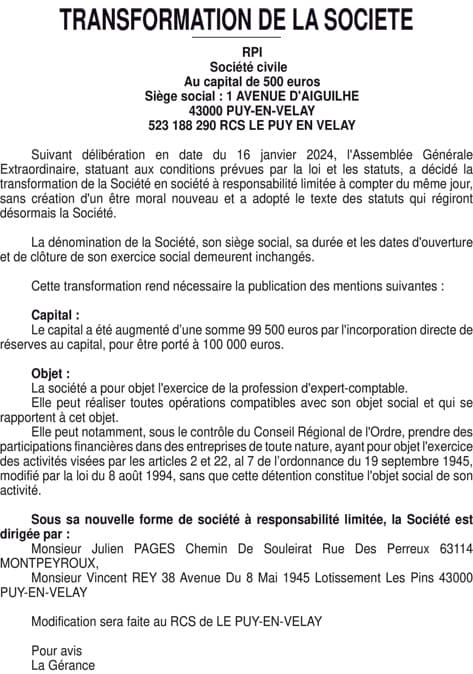 Contenu publication