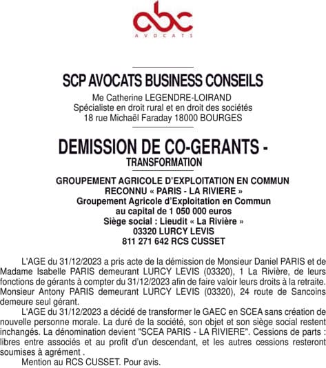 Contenu publication