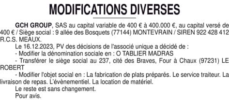 Contenu publication