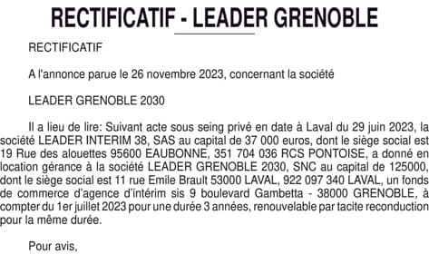 Contenu publication