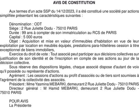 Contenu publication