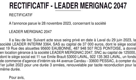 Contenu publication