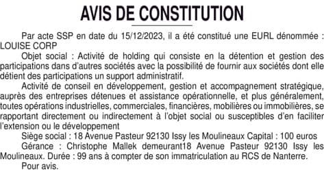 Contenu publication
