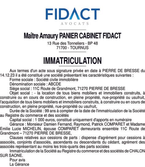 Contenu publication