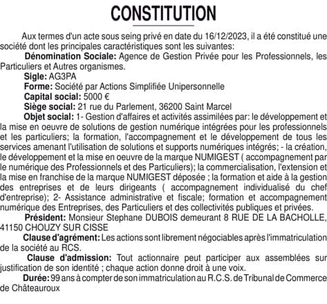 Contenu publication