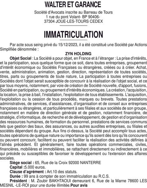 Contenu publication