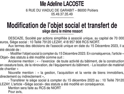 Contenu publication