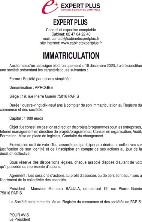 Contenu publication