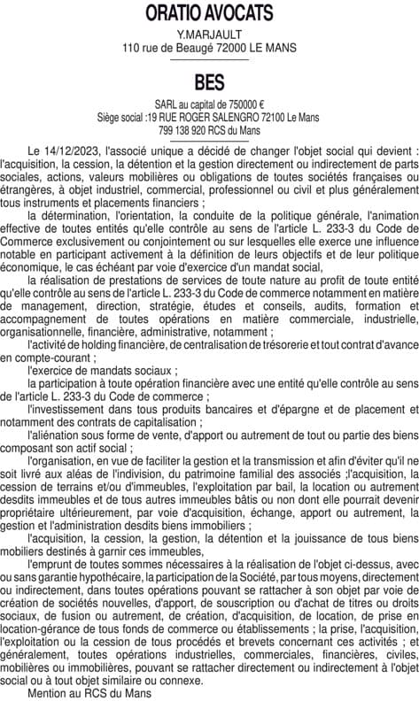 Contenu publication