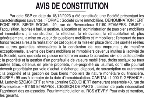 Contenu publication