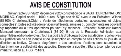 Contenu publication