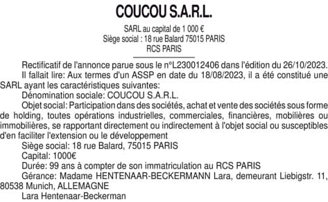 Contenu publication