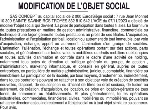 Contenu publication