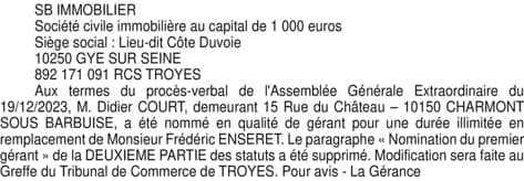 Contenu publication