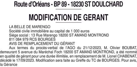 Contenu publication