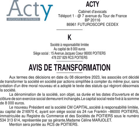 Contenu publication