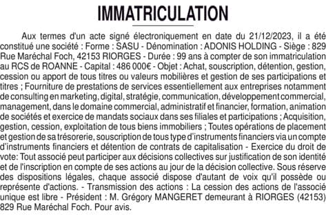 Contenu publication