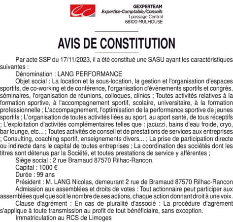 Contenu publication