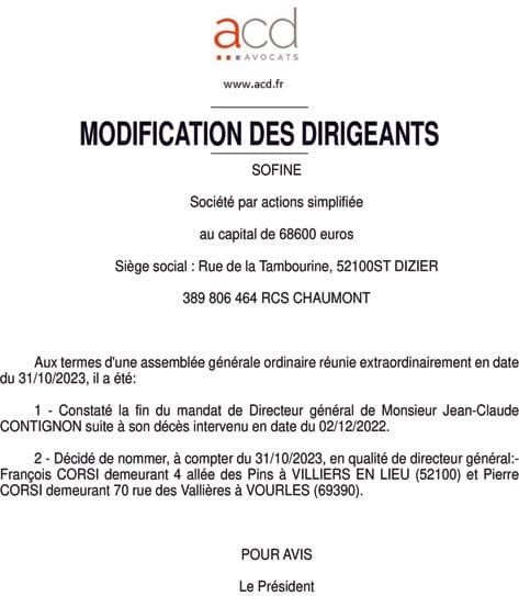 Contenu publication