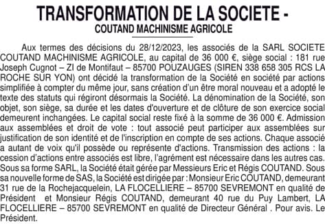 Contenu publication