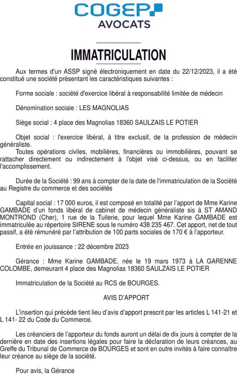 Contenu publication