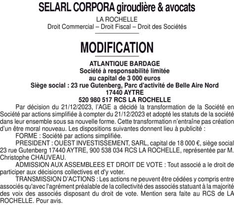 Contenu publication