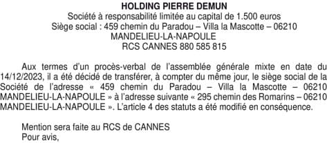 Contenu publication