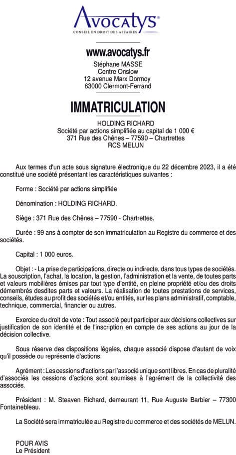 Contenu publication