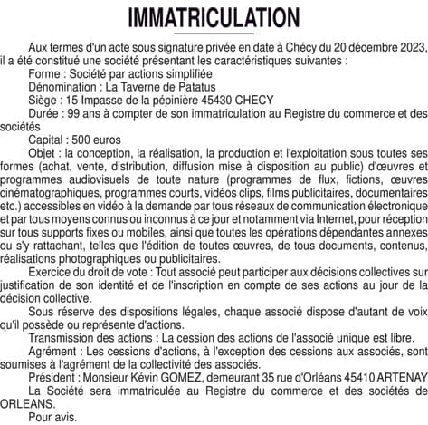 Contenu publication