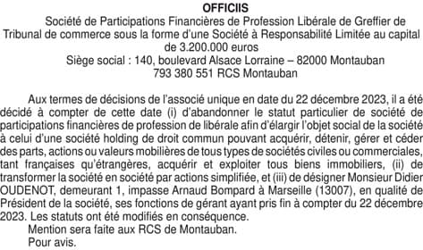 Contenu publication