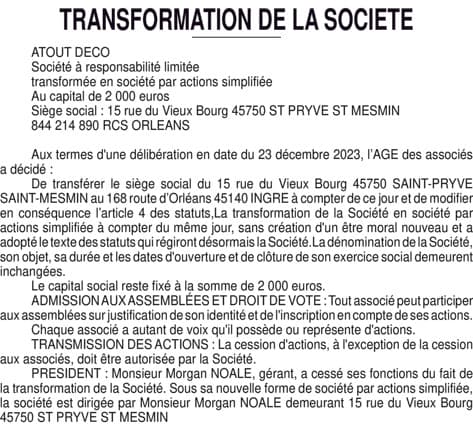 Contenu publication