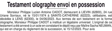Contenu publication
