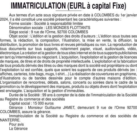 Contenu publication