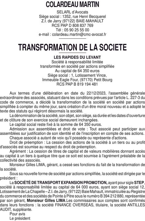 Contenu publication
