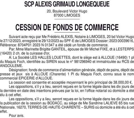 Contenu publication