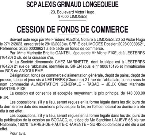 Contenu publication