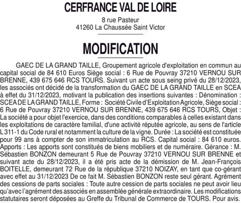 Contenu publication