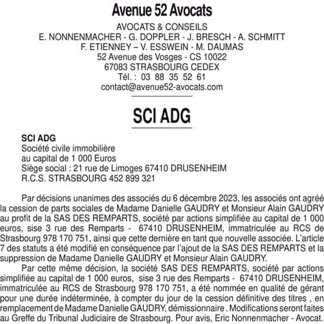 Contenu publication