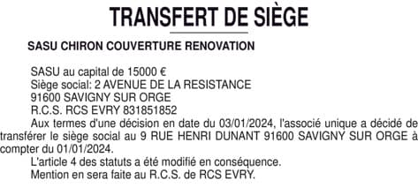 Contenu publication