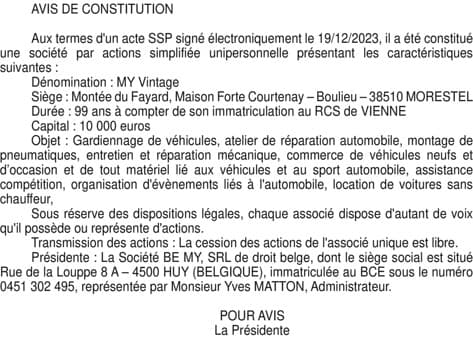 Contenu publication