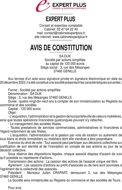 Contenu publication