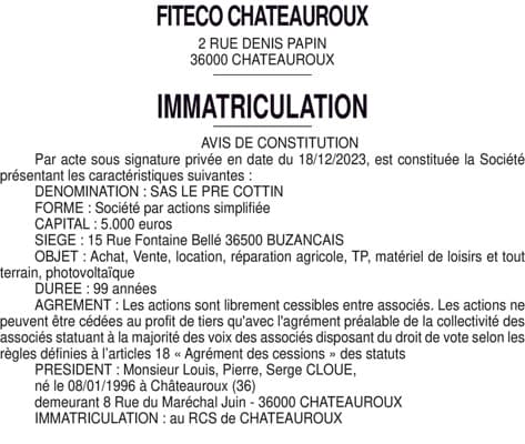 Contenu publication