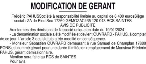 Contenu publication