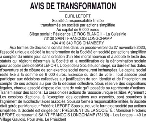 Contenu publication