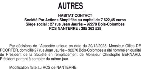 Contenu publication