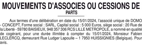 Contenu publication