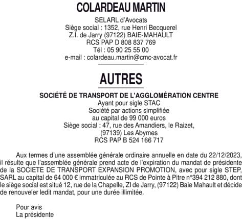 Contenu publication