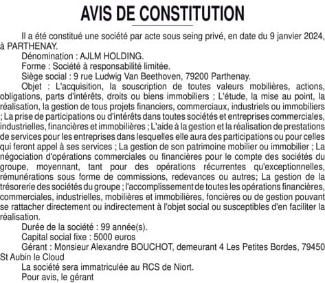 Contenu publication